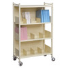 Omnimed Beige Versa Open Style Moble Rack With Three Shelves