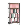 Omnimed Big Beam Vertical Open Chart Rack 5 Shelves 48 Chart Capacity Beige