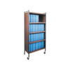 Omnimed Large Vertical Cabinet Rack 5 Shelves 60 Binder Capacity Beige