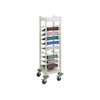 Omnimed Standard Horizontal Open Chart Rack 10 Chart Capacity Beige