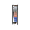 Omnimed Standard Horizontal Open Chart Rack 15 Chart Capacity Beige