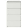 Hirsh 30" Wide 4 Drawer Metal Lateral File Cabinet For Home And Office, Holds Letter, Legal And A4 Hanging Folders, White