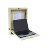 Omnimed Laptop Wall Desk With Combination Lock Beige