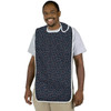 Dmi Waterproof Adult Bib Mealtime Clothing Protector, Navy Print