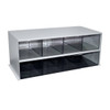 Omnimed Adapticab Storage Solution 8 Large Acrylic Drawers Light Grey Cabinet