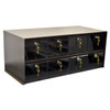 Omnimed Adapticab Storage Solution 8 Lrg Acrylic Drawer W/Lock Woodgrain Cabinet
