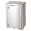 Omnimed Stainless 8" Single Door Narcotic Cabinet With 2 Shelves