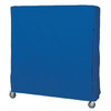 Quantum Storage Systems Cart Cover 400 Denier Blue Nylon Zipper Closure 18wx60lx63h Inch