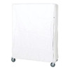 Quantum Storage Systems Cart Cover 400 Denier White Nylon Zipper Closure 18wx48lx74h Inch