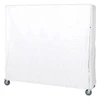 Quantum Storage Systems Cart Cover 400 Denier White Nylon Zipper Closure 24wx72lx63h Inch