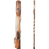 Brazos 58" Trekking/Hiking Pole, Lightweight Wood, Made In The Usa, Hickory