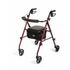 Medline Industries Superlight Burgundy Rollator