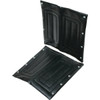 Replacement Wheelchair Back Invacare 22"W Vinyl Black