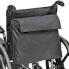 DMI Wheelchair Storage Bag, Easy Access Pouch/Pockets, Flexible Straps, Black