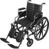 Invacare Tracer Ex2 Standard Wheelchair 20"X16" Desk Length Elevating Legrest- Aluminum