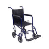Medacure Aluminum Transport Chair 17" Blue