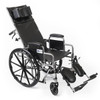 Medacure Reclining Wheelchair - 22in W X 18in D