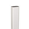 Amerimax 2 in. x 3 in. x 10 ft. White Aluminum Downspout