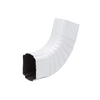 Amerimax 2 in. x 3 in. White Aluminum Downspout B-Elbow
