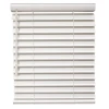Champion 2 In. Smooth Faux Wood 78 In. X 84 In. Room Darkening Blind, Pure White