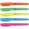 Integra Fabrics Florescent Highlighters Chisel Tip Assorted Colors Package Of 5