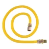 Eastman Yellow Coated Gas Supply Line 1/2"Od-1/2"Fip X 1/2"Mip X 48" Bag