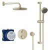 Grohe Grohtherm Round Thm Shwr Set Brushed Nickel