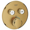 Grohe Grt Smartcontrol Thm Trim Round Brushed Cool Sunrise