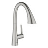 Grohe Ladylux Prep Sink Triple Spray Supersteel