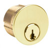 Mortise Cylinder 6-Pin, 1-3/8", Straight Cam, Us03 Finish, La Keyway, Keyed Diff