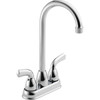 Delta Foundations Two Handle Bar / Prep Faucet In Chrome