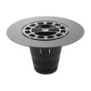 Danco Hair Catcher For Shower Drain In Matte Black