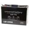 Universal Power Group 12-Volt 90 Ah I4 Terminal Sealed Agm Rechargeable Battery