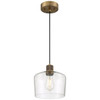 Access Lighting Port Nine Chardonnay Led Pendant Dimmable Antique Brushed Brass