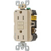 Hubbell 15 Amp 125 Volt Combination Tamper-Resistant Afci/Gfci Receptacle (Ivory)