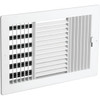 14 In. X 6 In. Three-Way Plastic Register