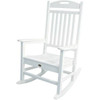Trex Outdoor Furniture White Yacht Club Classic Plastic Outdoor Patio Rocker