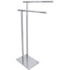 Kingston Brass European Pedestal Bath Towel Rack (Polished Chrome)