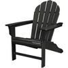 Trex Outdoor Furniture Black Hd Patio Adirondack Chair In Charcoal
