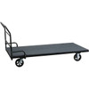 Carnegy Avenue Steel 4-Wheeled Pub Table Cart (Black)