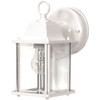 Satco Nuvo Brentwood 4.38 X 8.62 In. 1-Light Outdoor Lantern (White)