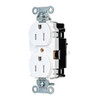 Hubbell Wiring Edgeconnect 15a 125v X-Hd Spec Duplex Recp White Package Of 10