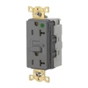 Hubbell Wiring Snapconnect Autoguard 20a 125v Heavy Duty Hosp Gfci Recp Gray