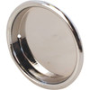 Prime-Line Wardrobe Door Flush Finger Pull, Chrome, 2-1/8"