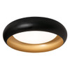 Afx Kayce 15" LED Flush Mount 27/30/35/40/50k Black