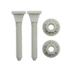 Danco 5/16 In. X 2-1/2 In. Plastic Toilet Closet Bolts With Nuts (2 Pack)
