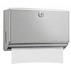 Bobrick Satin-Finish Stainless Steel Multifold Towel Unit 10 3/4" W By 7 1/8" H