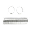 GE Replacement 8' Flexible Metal Duct For Dryer, Part # Pm08x10085
