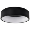 SATCO Orbit 18" LED Flush Mount Fixture, 3000k/4000k/5000k, 20 Watts, Black