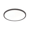 Afx Edge Round 20" LED Flush Mount Black 120-277v 27/30/35/40/50k